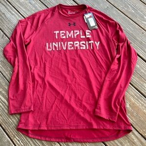 Under Armour Temple University Heat Gear Top